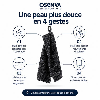 Serviette Exfoliante Corps Osenva®